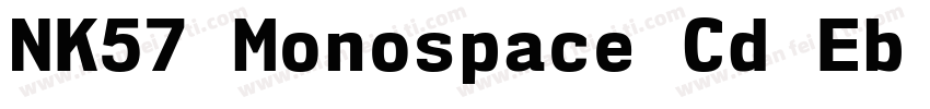 NK57 Monospace Cd Eb Italic字体转换